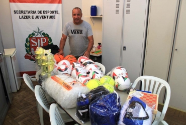 Avaré recebe material esportivo da Secretaria de Esportes de São Paulo