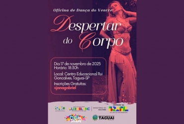 Taguaí recebe oficina de Dança do Ventre