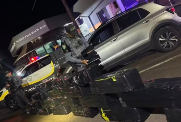 Motorista é preso com quase meia tonelada de maconha após tentativa de fuga em Ourinhos