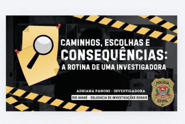 Policial Civil ministra palestra em escola e inspira jovens sobre carreira, vocação e escolhas de vida em Avaré