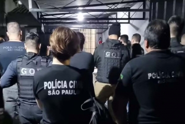Operações da Polícia Civil e PF miram organização de tráfico internacional de drogas que atua no interior de SP com uso de helicópteros