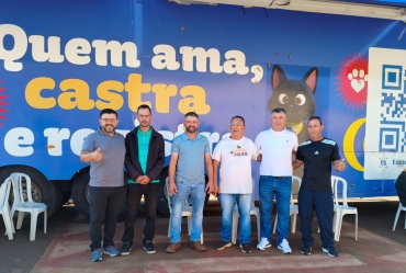 Sarutaiá recebe ação gratuita com a Carreta de Castração
