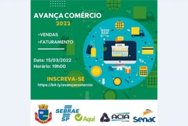 Projeto Avança Comércio está com inscrições abertas em Avaré