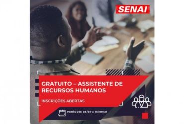 Senai de Avaré oferece  cursos de Assistente de Recursos Humanos e Auxiliar de Almoxarife