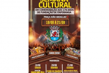 Itaporanga realiza mais uma edição da “Feira Cultural”