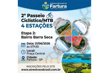 Fartura recebe segunda etapa do Passeio  Ciclístico e MTB Quatro Estações neste domingo