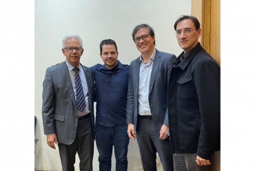 Prefeito Diego do Nino participa de reunião na Secretaria de Estado da Educação em busca de investimentos para Coronel Macedo