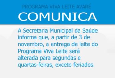 PROGRAMA VIVA LEITE AVARÉ COMUNICA