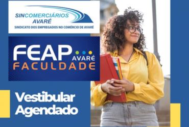  O Sincomerciários de Avaré está com nova parceria com a FEAP, os comerciários e associados têm bolsa/desconto de até 44% .