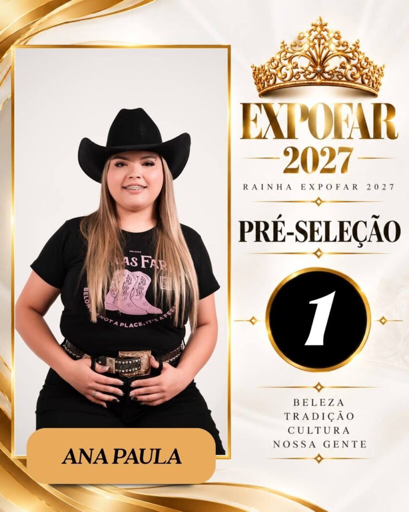 Pré-seleção para a Rainha da Expofar 2027 acontece no dia 15