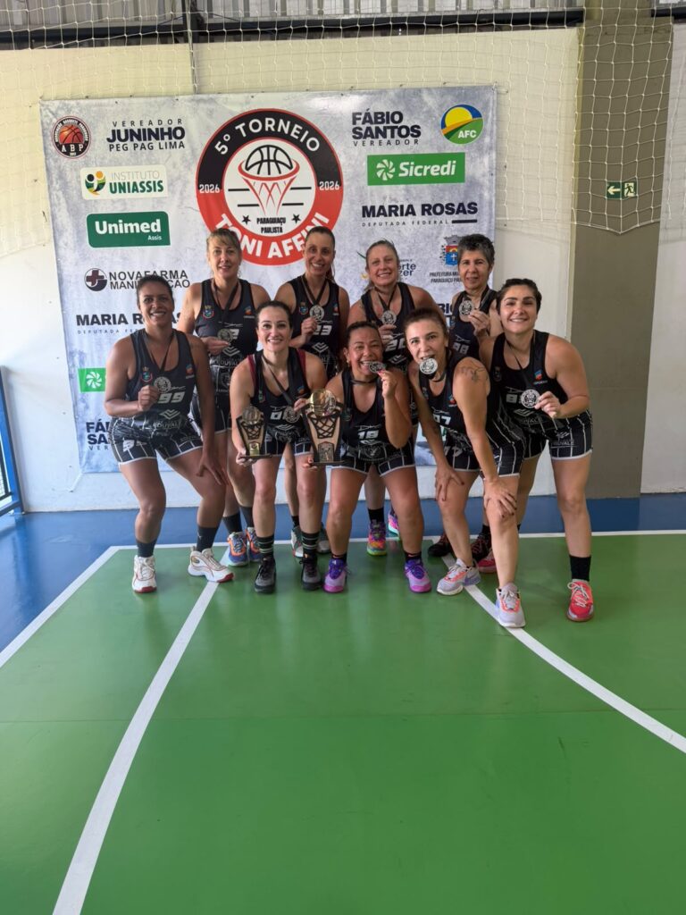 Avaré é campeã em torneio de basquete realizado em Paraguaçu Paulista