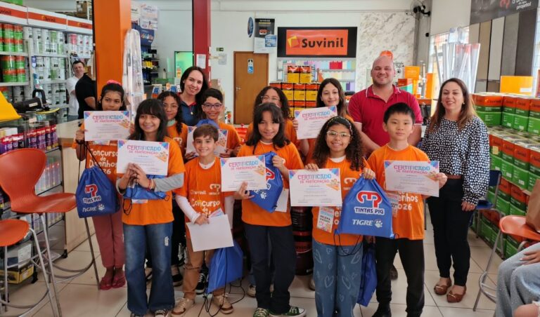 Concurso de Desenhos Tintas Pig destaca talento de alunos de Avaré