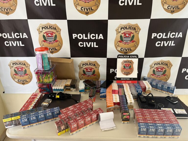 DIG de Avaré prende investigado e apreende cigarros e eletrônicos em apuração sobre desvio de carga
