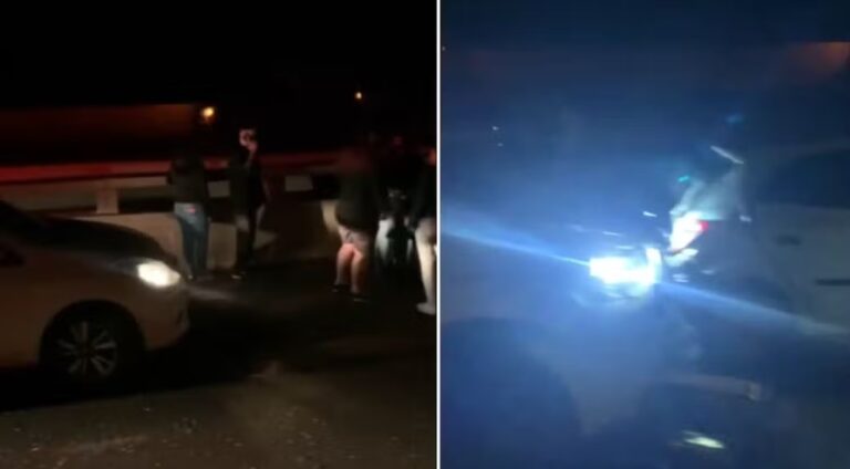 Engavetamento envolvendo seis veículos deixa uma pessoa ferida na BR-153 em Ourinhos
