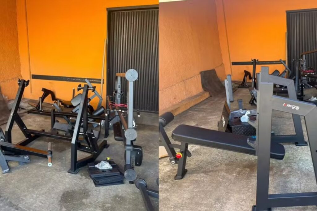 Polícia apreende 8 toneladas de equipamentos de academia em operação contra estelionato em Fartura